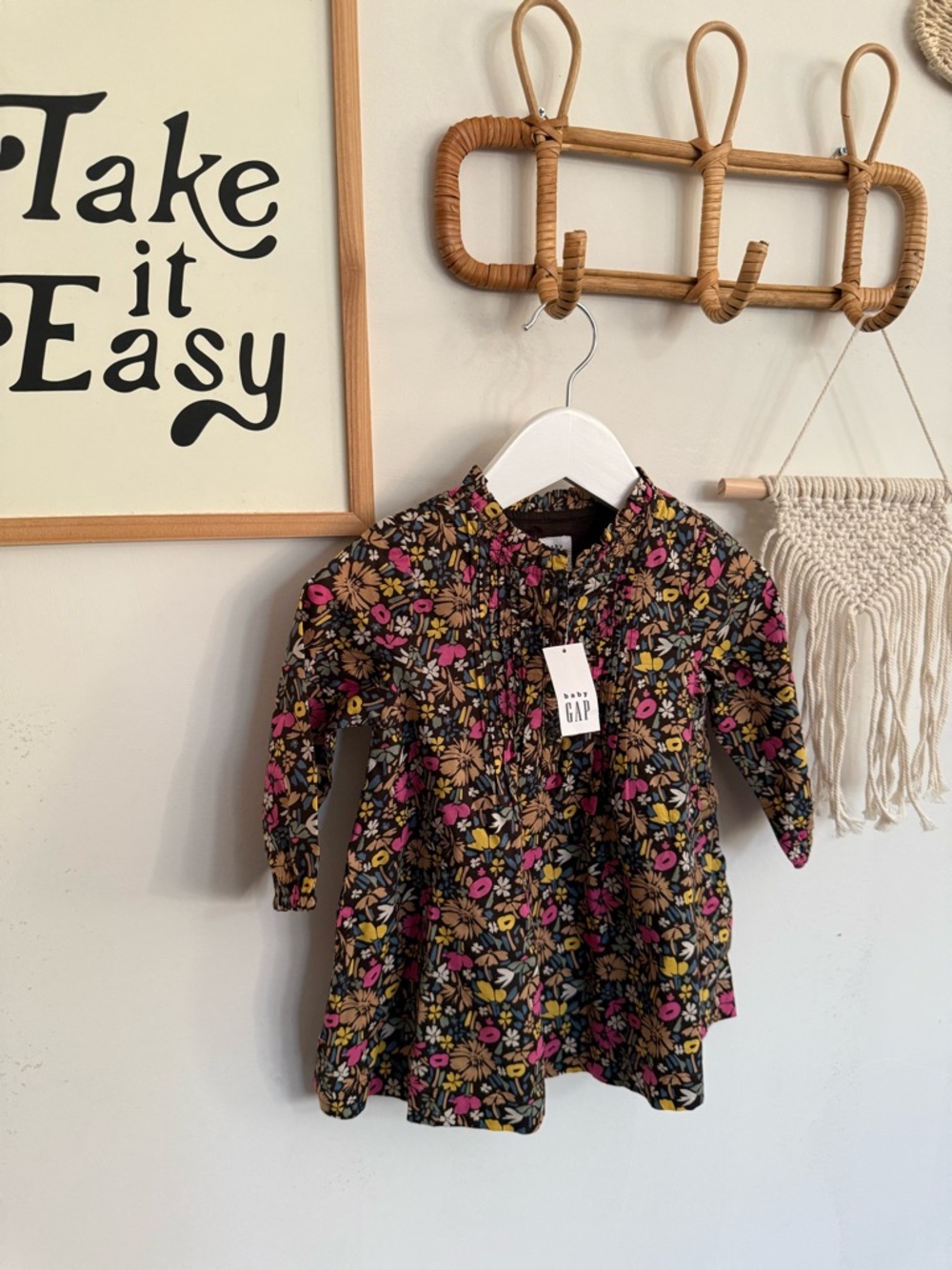 Baby Gap - 12-18m - NWT floral dress